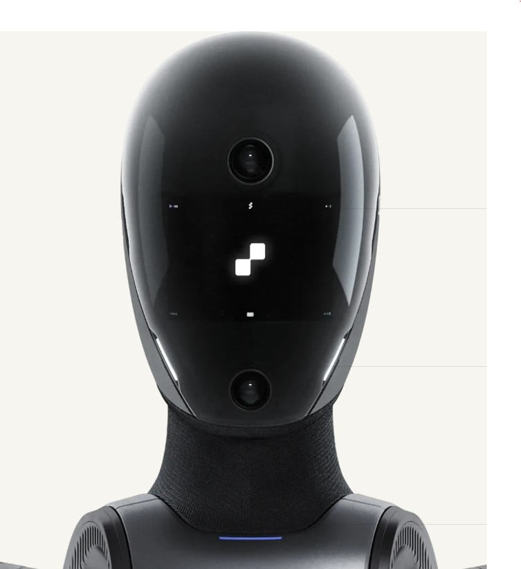 Head section of Figure 2 humanoid robot by Figure AI <a href="https://www.figure.ai/" rel="nofollow">Source</a>