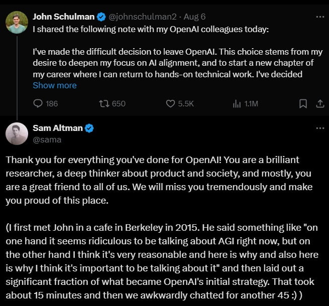 Last Man Standing at OpenAI - Influential Individuals Have Announced Their Departure - Featured Image Source