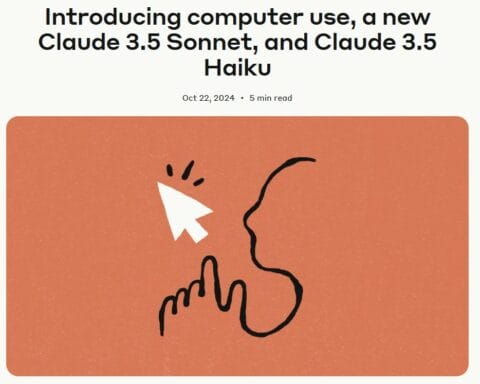Anthropic's Computer Use Feature AI That Works Like a Human - Featured image Source